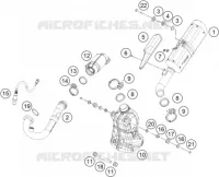 ECHAPPEMENT pour KTM RC 390 BLACK de 2018
