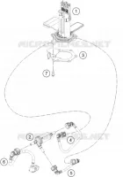 POMPE A ESSENCE pour KTM RC 390 BLACK de 2018