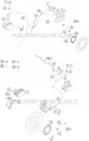 SYSTEME DE FREIN ABS pour KTM RC 390 BLACK de 2018