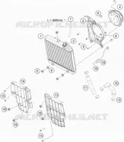 CIRCUIT DE REFROIDISSEMENT pour KTM FREERIDE 250 R de 2017