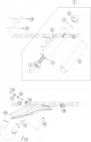 ECHAPPEMENT pour KTM FREERIDE 250 R de 2017