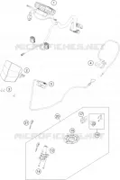 CONTACTEUR A CLE pour KTM RC 390 BLACK de 2018