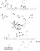FAISCEAU ELECTRIQUE pour KTM RC 390 BLACK de 2018
