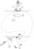 POMPE A ESSENCE pour KTM RC 390 BLACK de 2018