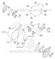 DEMARREUR ELECTRIQUE pour KTM 640 LC4 ENDURO ORANGE de 2004