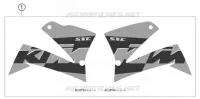 AUTOCOLLANTS pour KTM 625 SXC de 2007