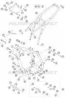 CADRE pour KTM 625 SXC de 2007