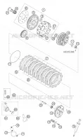 EMBRAYAGE pour KTM 625 SXC de 2007