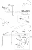 GUIDON / COMMANDES pour KTM 625 SXC de 2007