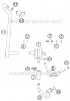 SECONDARY AIR SYSTEM SAS pour KTM 625 SXC de 2007
