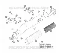 SILENCIEUX D'ECHAPPEMENT pour KTM 625 SXC de 2007