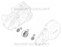 ARBRE D'EQUILIBRAGE pour KTM 625 SXC de 2003