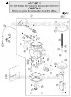 CARBURATEUR pour KTM 625 SXC de 2003