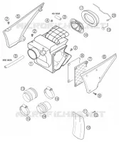 FILTRE A AIR pour KTM 625 SXC de 2003