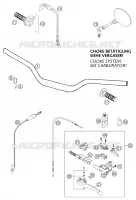 GUIDON / COMMANDES pour KTM 625 SXC de 2003