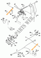 FAISCEAU ELECTRIQUE pour KTM 620 EGS 37KW 11LT ORANGE de 1997