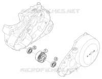 ARBRE D'EQUILIBRAGE pour KTM 400 LC4-E de 2000