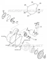 DEMARREUR ELECTRIQUE pour KTM 400 LC4-E de 2000