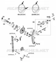 DISTRIBUTION pour KTM 400 LC4-E de 2000