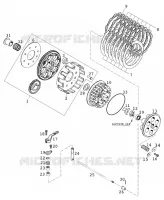 EMBRAYAGE pour KTM 400 LC4-E de 2000