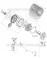EMBRAYAGE pour KTM 400 LC4-E de 2000