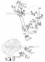 POMPE A HUILE pour KTM 400 LC4-E de 2000