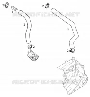 POMPE A HUILE pour KTM 400 LC4-E de 2000