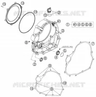 CARTER EMBRAYAGE pour KTM 690 RALLY FACTORY REPLICA de 2010