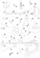 OUTILLAGE SPECIFIQUE (MOTEUR) pour KTM 690 RALLY FACTORY REPLICA de 2010