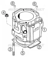 CYLINDRE pour KTM 660 RALLY FACTORY REPLICA de 2007
