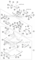 PROTECTION MOTEUR pour KTM 660 RALLY FACTORY REPLICA de 2007