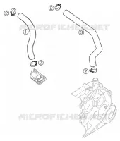 VENTILATION MOTEUR pour KTM 660 RALLY FACTORY REPLICA de 2007