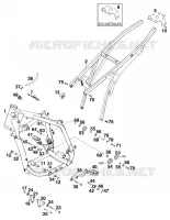 CADRE pour KTM 540 SXC de 1999