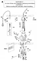 CARBURATEUR pour KTM 540 SXC de 1999