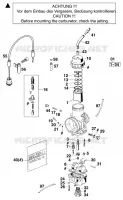 CARBURATEUR pour KTM 540 SXC de 1999