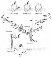 DISTRIBUTION pour KTM 540 SXC de 1999