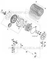EMBRAYAGE pour KTM 540 SXC de 1999