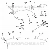 FAISCEAU ELECTRIQUE pour KTM 540 SXC de 1999