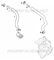 POMPE A HUILE pour KTM 540 SXC de 1999