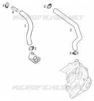 POMPE A HUILE pour KTM 540 SXC de 1999