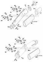 SILENCIEUX D'ECHAPPEMENT pour KTM 540 SXC de 1999