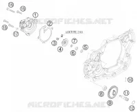 POMPE A EAU  530 ktm-moto 2009 EXC 37
