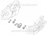 ARBRE D'EQUILIBRAGE pour KTM 525 EXC de 2007