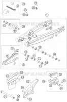 BRAS OSCILLANT  pour KTM 525 EXC de 2007