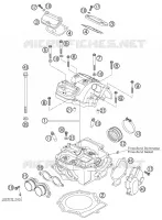CULASSE pour KTM 525 EXC de 2007