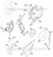 FILTRE A AIR pour KTM 525 EXC de 2007