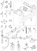 OUTILLAGE SPECIFIQUE (MOTEUR) pour KTM 525 EXC de 2007