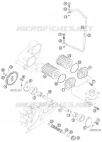 POMPE A HUILE pour KTM 525 EXC de 2007
