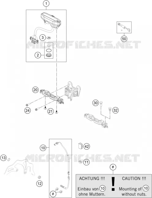 CONTACTEUR A CLE KTM MOTO 500 2018 EXC-F  500 EXC-F SIX DAYS