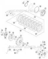 EMBRAYAGE pour KTM 500 EXC de 2014
